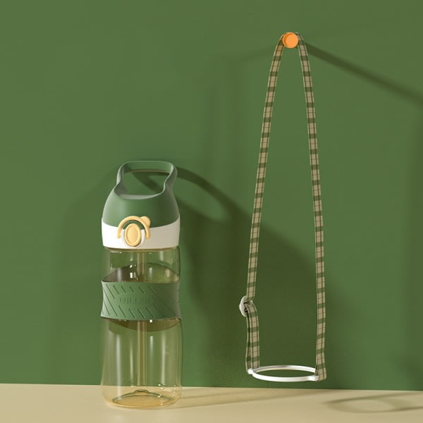 PPSU direkt dricksvattenkopp med sugrör, gravidvatten Grön 520ml