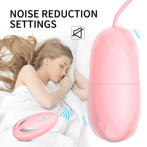 Multi-Speed ​​Fjärrkontroll Vibrator Love Vibrating Egg för kvinnor Toy Single Vibrator Egg Pink