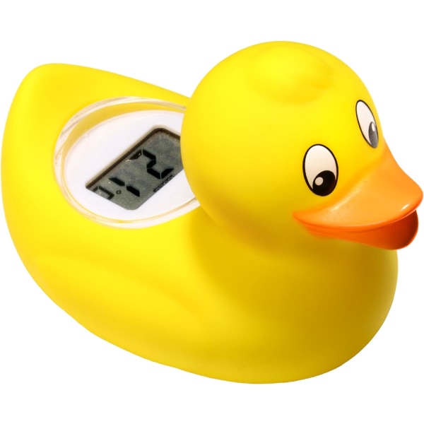 Digital vattentermometer och Baby Bath Time Toy, gul