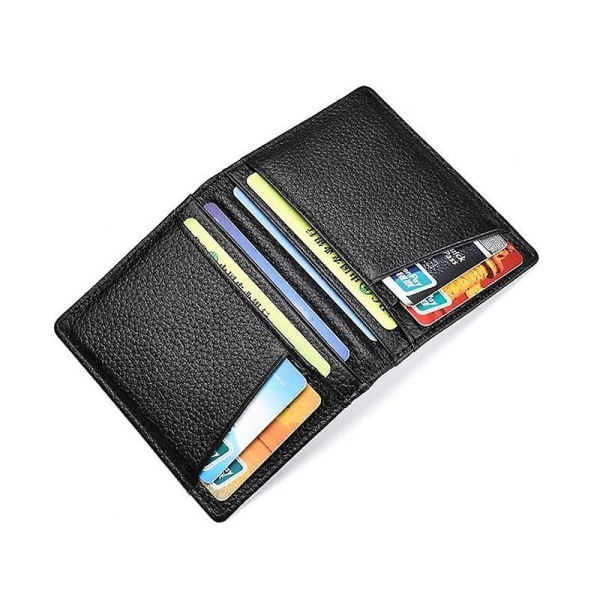 Ultra Slim Rfid Blocking Läderplånbok Kredit-ID-kort för män Hållare Case Pengar Modeväska Damplånböcker