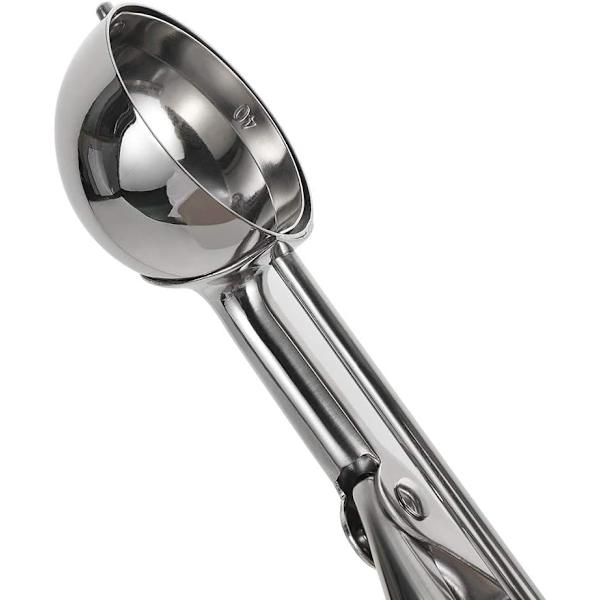 Middels stor kakeskje i 18/8 rustfritt stål for baking, holdbar deigskje (1,5 ss) # 40