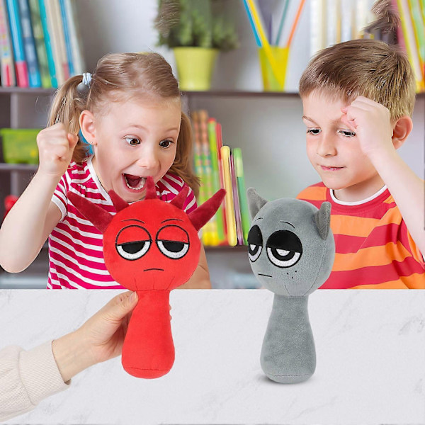 Sprunki Plyschleksak - Perfekt Grey