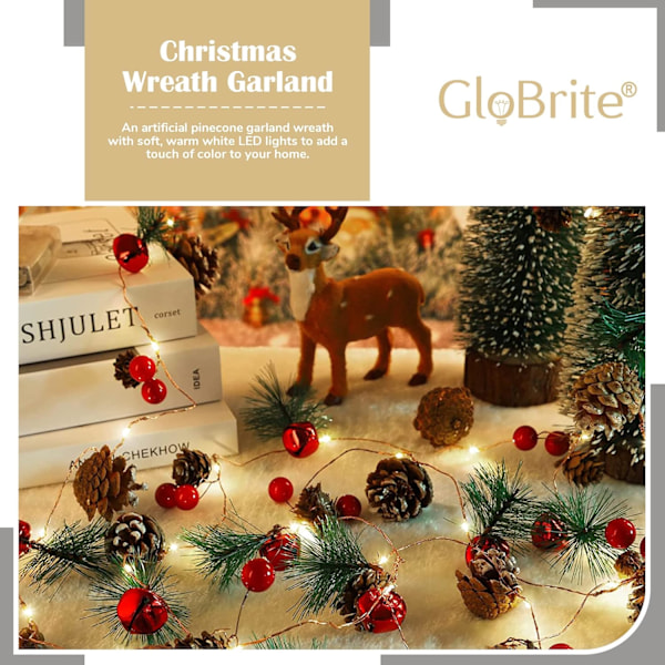Juleguirlande med lys | LED julebelysning Xmas Garland