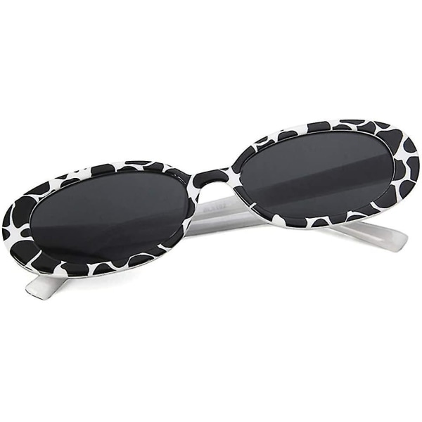 Sunrain Mini Vintage Retro Extra Smal Oval Rund Skinny Cat Eye Solglasögon Clout Goggles