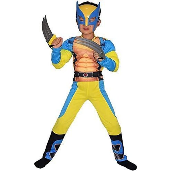 Wolverine Deluxe lada maskeraddräkt multicolor 128 SQBB
