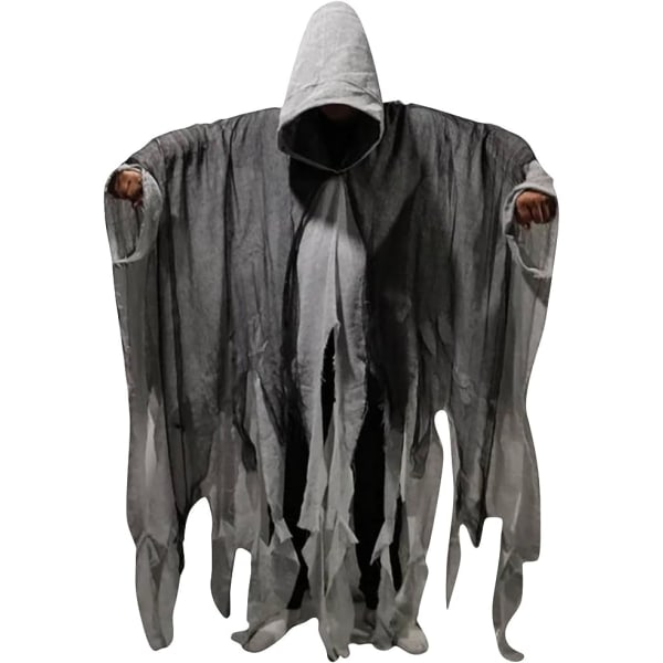 Halloween Gothic Steampunk Cape Retro medeltid kostym för män SQBB