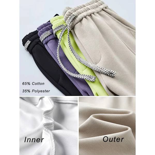 Våren Höst Mäns Joggers Bomull Sweatbyxor Unisex Par Sportswear String Banding Baggy Byxor Lös Byxor Stora Storlek 8Xl grön 6XL(40-42)