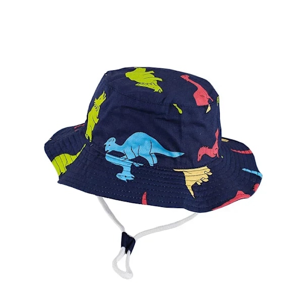 Ny Panama Baby Flickhatt Cap Resor Pojkar Fiskarkeps Cap Barn Hinkhattar Bomull Toddler Baby horse pink 52cm(passar 2-5 år)