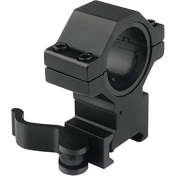 25,4 mm 1''/30 mm Hurtigudløser Kikkertsigte Ringe Konverter Ringe Ring, 20 mm Weaver Picatinny til Infrarød Nattesyn Kikkertsigte Lommelygte