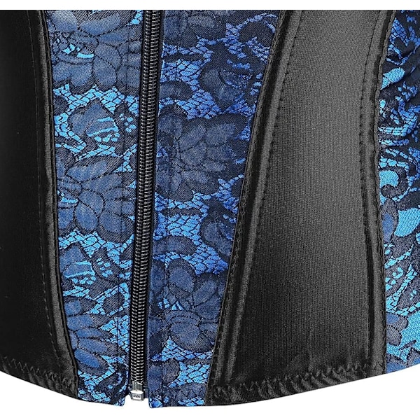 Naisten korsetit Overbust Bustier Top Gootti Sexy Olkapää Punainen 2928 2XL Red 2928 2XL