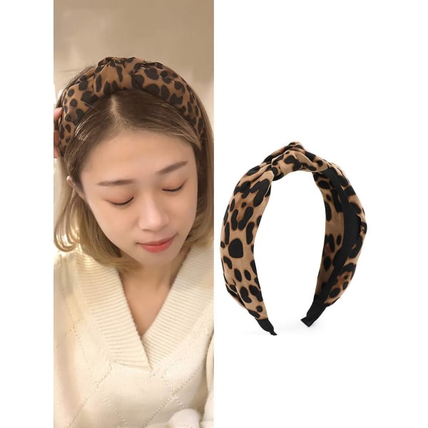 Kvinnors rosett knuten brett pannband - Mode elastiska håraccessoarer