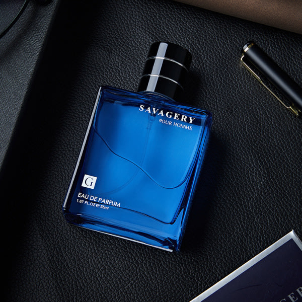 CQBB Klassisk svart mäns parfym, bestående doft, havsblå parfym, mäns cologne, parfym..