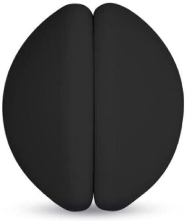 Duschdraperivikter 4-pack, starka magnetiska vikter i silikon för badrumsduschdraperi, svart Zwart