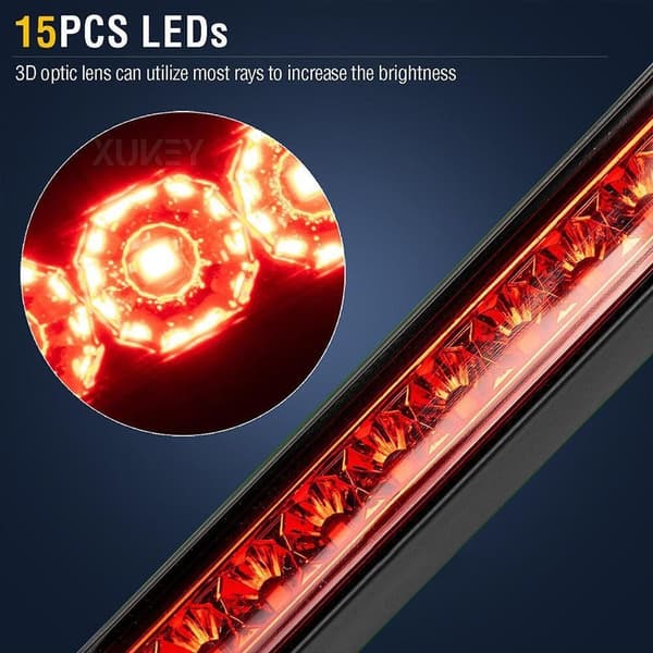 Stopp Bakre bremselys LED-indikatorlampe RØD_ma Red