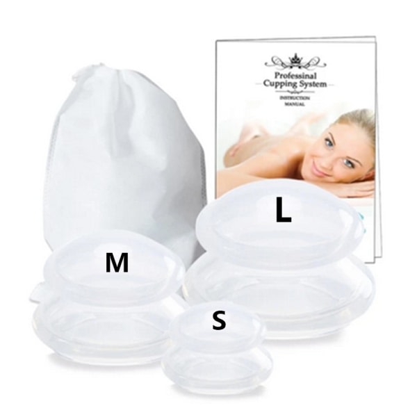 Kopping for full body massasje Hjemme vakuumkopping Transparent M