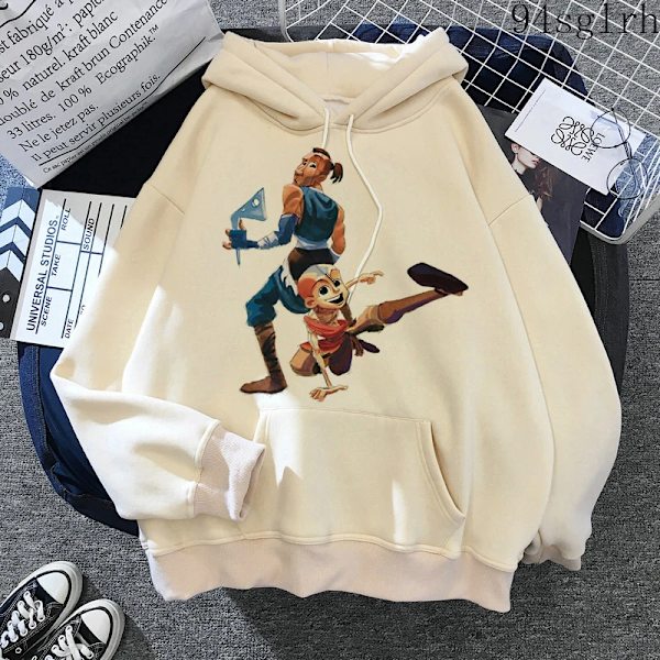 Unisex Avatar The Last Airbender Fire Nation Hoodie Herr Harajuku Hip Hop Casual Streetwear Kawaii Anime Print Sweatshirts Man 30333 3XL