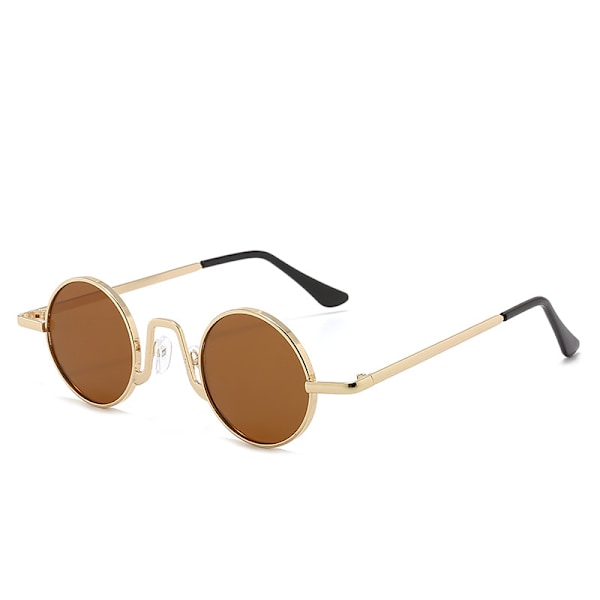 Lette unisex små runde solbriller Hippie Circular Me