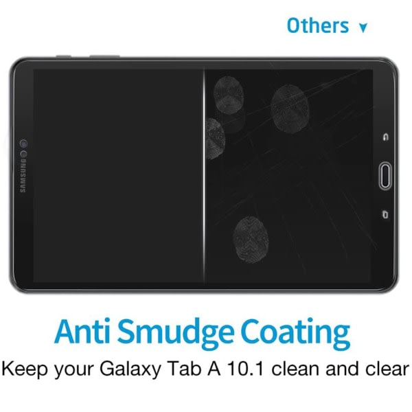 CQBB Skärmskydd av härdat glasfilm kompatibel med Samsung Galaxy Tab A 10.1 2016 T580/T580N