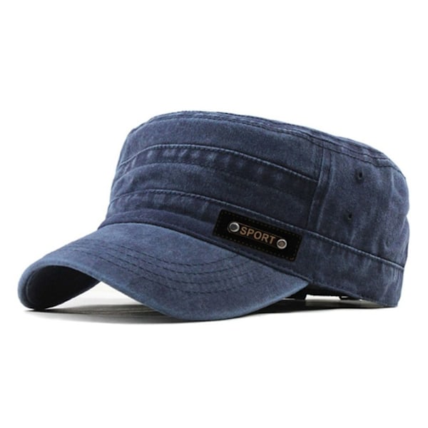 Miesten Camouflage Armeija Hat Camo Sotilas Kadetti Taistelu Kalastus Baseball Hattu Navy Blue