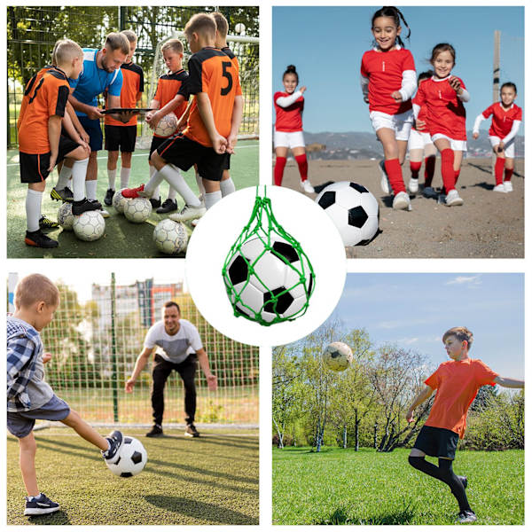 2 stk Solo Fodbold Kick Trainer Fodbold Bold Bungee Træning Jonglering Net Soc