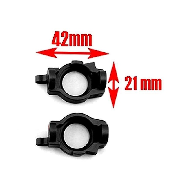 Metal Caster Block C-nav för Zd Racing -10 Dbx10 1/10 Rc Biluppgraderingar Delar Tillbehör, gul