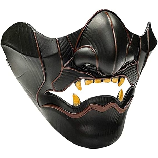 Ghost Mask of Tsushima Jin Sakai Cosplay Half（2）-face Resin Samu SQBB