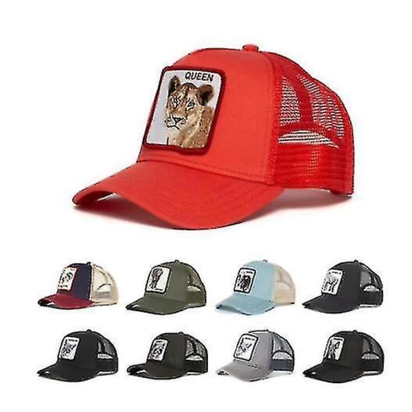 SQBB Unisex Trucker Baseball Cap Mesh Print Hip Hop Hat