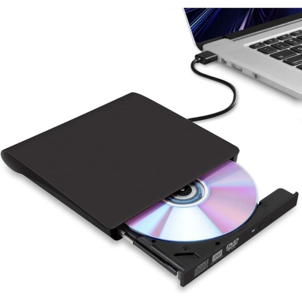 Extern CD DVD-enhet/skrivare USB 3.0 Bärbar CD DVD/+RW-brännare