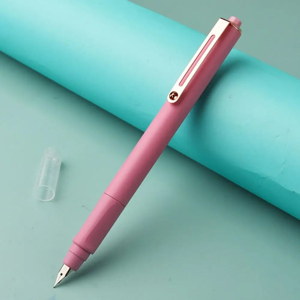 0,38 mm reservoarpenna tryck Bläckpenna Uppdragbar skola leveranser kalligrafi papper kontor skrivmaterial stil 2