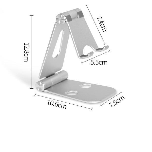 Stabilt ipadställ i aluminium till din iPad/platta Svart