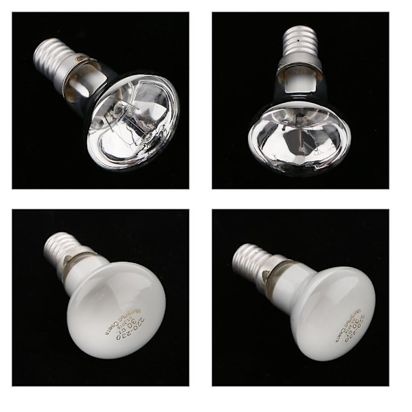 3x R39 Ses E14 Klar Reflektor Spotlight Lava Lampa Pære Lille Skrue 25w