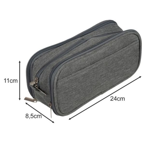 Pennal / Pennboks - Etui for penner grå grå_max grå
