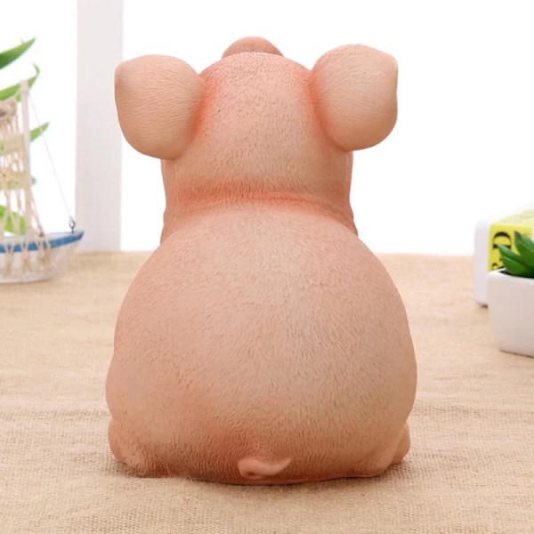 Sovrum Resin Piggy Bank Barn Piggy Bank Söt Pig Piggy Bank Hushålls Dekoration Pyssel För Gåva L