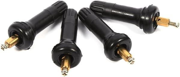 Keenso Däckventilstjälkar, 8 st gummidäck trycksmätare sensor ventilstammar TPMS Schrader ventil stam däck ventil stam knapp in typ