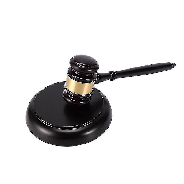New Product Promotion! High Quality Wooden Gavel Auction Hammer with Sound Block for Lawyer Judge Auction Craft Good