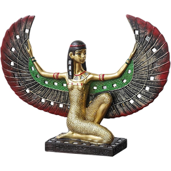 Ægyptisk Farao Statue Sæt | Mumie og Sfinx Skulpturer | Mytologi Inspirerede Ornamenter | Unik Hjemmedekorationssamling | Sfinxfigurer b