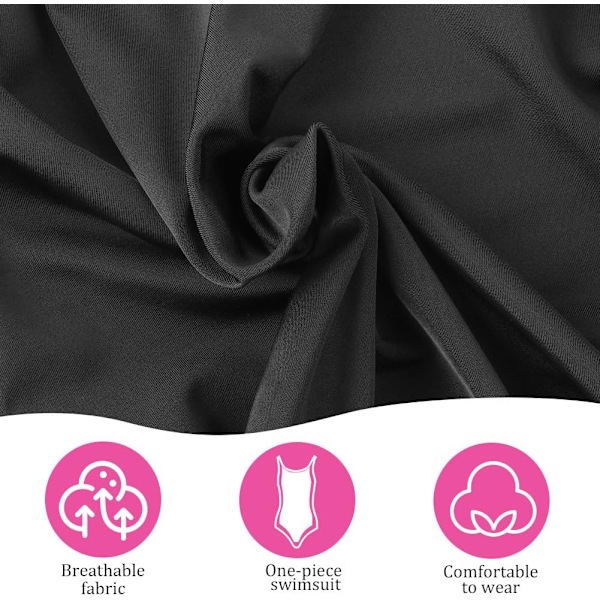 HUTUT Dame Badedragt, Slank Pasform, Mavekontrol, Høj Talje Design Multicolor-XL XL