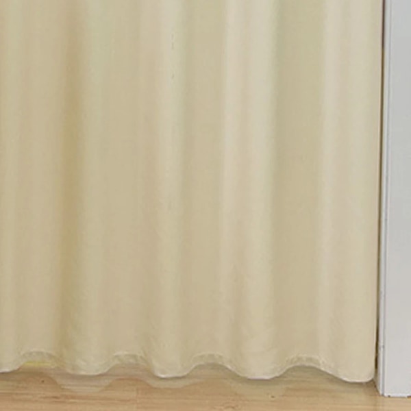 Ensfarvet skygge og termisk isolering skillevægsgardin, garderobegardin, soveværelse og stue dørgardin beige B100cm x H200cm 1 stk.