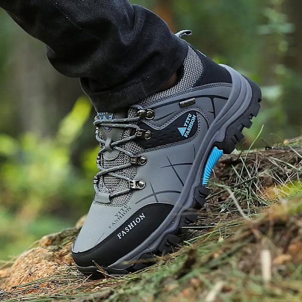 Herr Utomhus Sneakers Skor Herr Sport Camping Skor Herr Vandringsskor Vattentäta för Män Taktisk Vandring Sport GRÅ 39