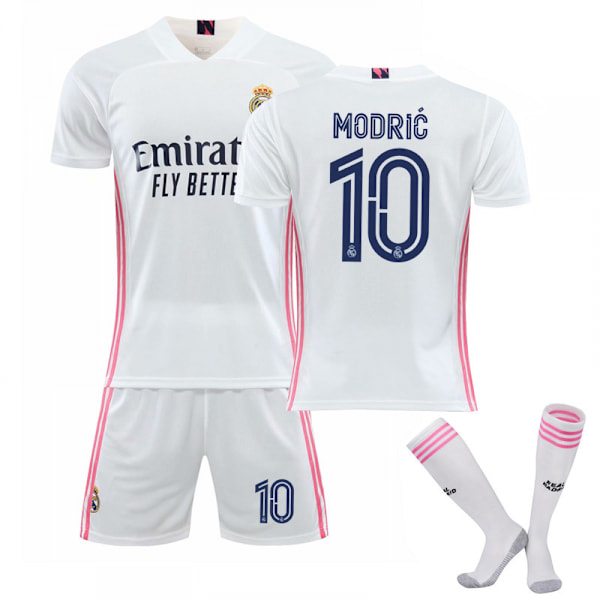 20-21 Real Madrid uusi setti Lapset Aikuiset Jalkapallopaita Harjoituspaita No.10 MODRIC No.10 MODRIC M