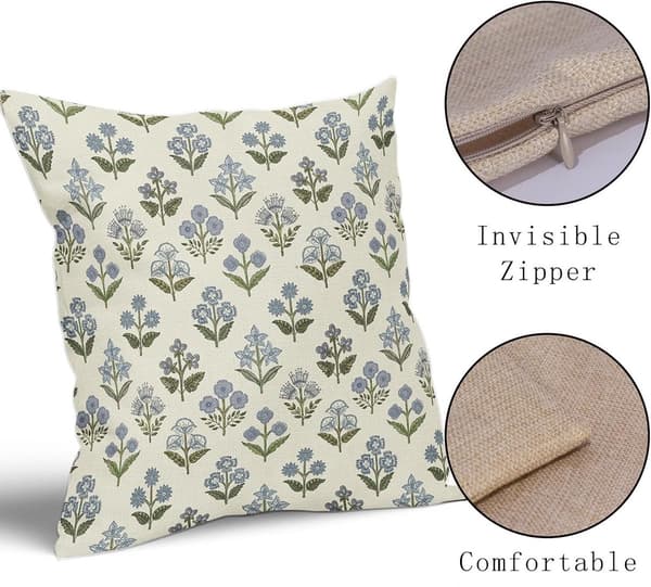 Örngott - Lantlig bäddsoffa dekoration - 45×45cm - set om 2 - Hög kvalitet - Hållbar