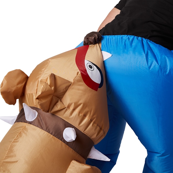 tectake Oppblåsbar kostyme Hund Blue Blå