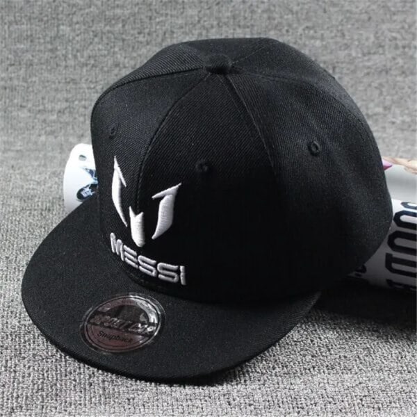 Nytt Mode Barn Keps Hatt Pojkar Flickor Barn Messi Snapback Hattar Hip Hop Kepsar Gorr svart black Messi