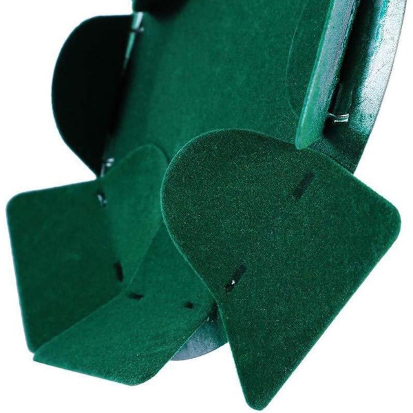 Golf Putting Cup och Flagga, Träningshål, Inomhus och Utomhus Användning för Träning 2 Pcs Green Metal Putting Cup