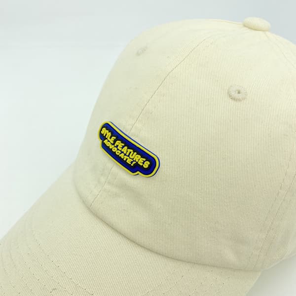 Nostalgisk engelsk brodert caps med justerbar bas Blå Blue