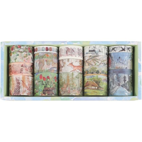 Eske med teipsett Washi teipdekor for dekor Scrapbook DIY Notebook-max