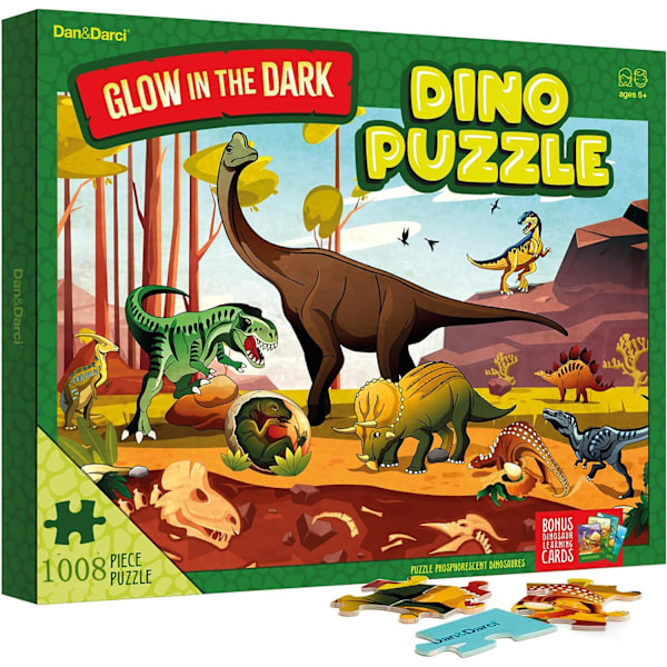 Pussel Blind Box Barn DIY Pappers Halloween Pussel Presentask Jul Nedräkning Montering Leksak Dinosaur Jigsaw Puzzle