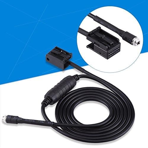 Keenso AUX ekstra lydindgangsadapterkabel til E85 E86 Z4 CD X3 E83 12 Pin Line til iPod