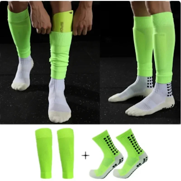 Professionelle benskinner til mænd Basketball Fodbold Sportsstrømper Voksen Benskinner til unge Kalvestrømper Cover Calcetines Hombre rød