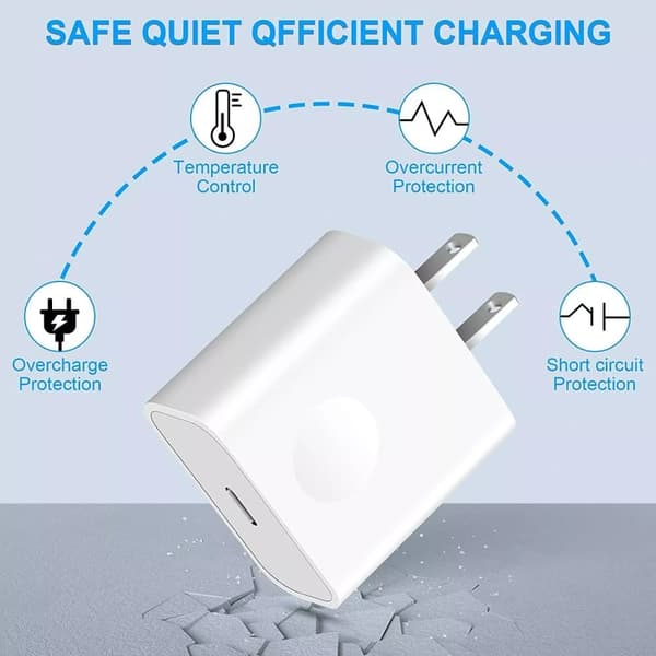 USB C till USB C Snabbladdningskabel PD 20W kub för iPad Pro/iPhone 15/Samsung 1 meter (2-pack)